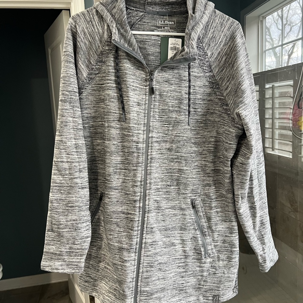 NWT LL Bean Zip Up Hoodie